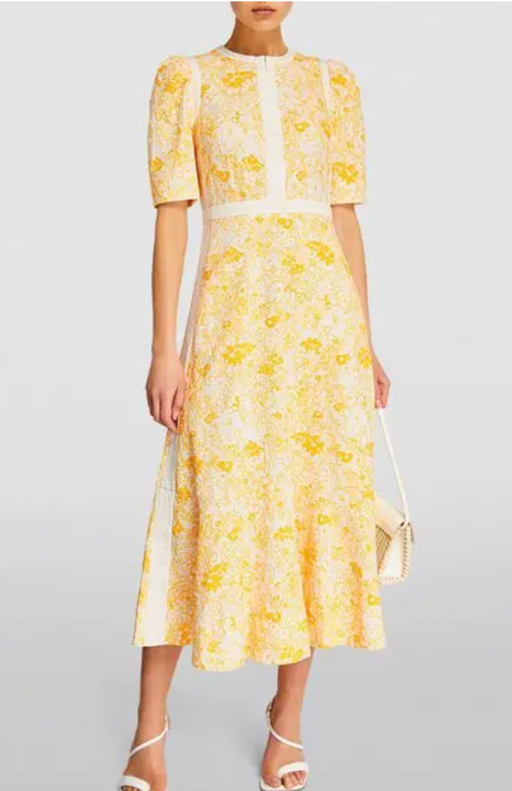 Me+Em Gardenia Print Maxi dress UK 6