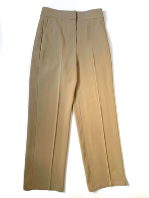 Theory Wide Leg Admiral Crepe Trousers UK 10