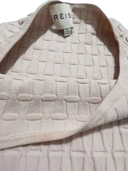 Reiss Nude Stretch Flare Dress UK 8 image 3