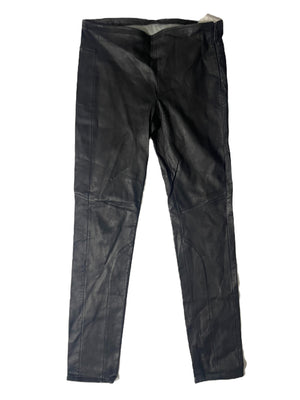 MM6 by Maison Martin Margiela Leather Trousers UK 8