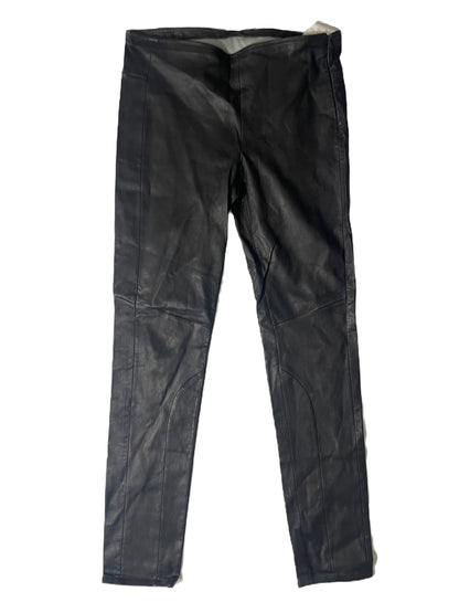 MM6 by Maison Martin Margiela Leather Trousers UK 14 image 0