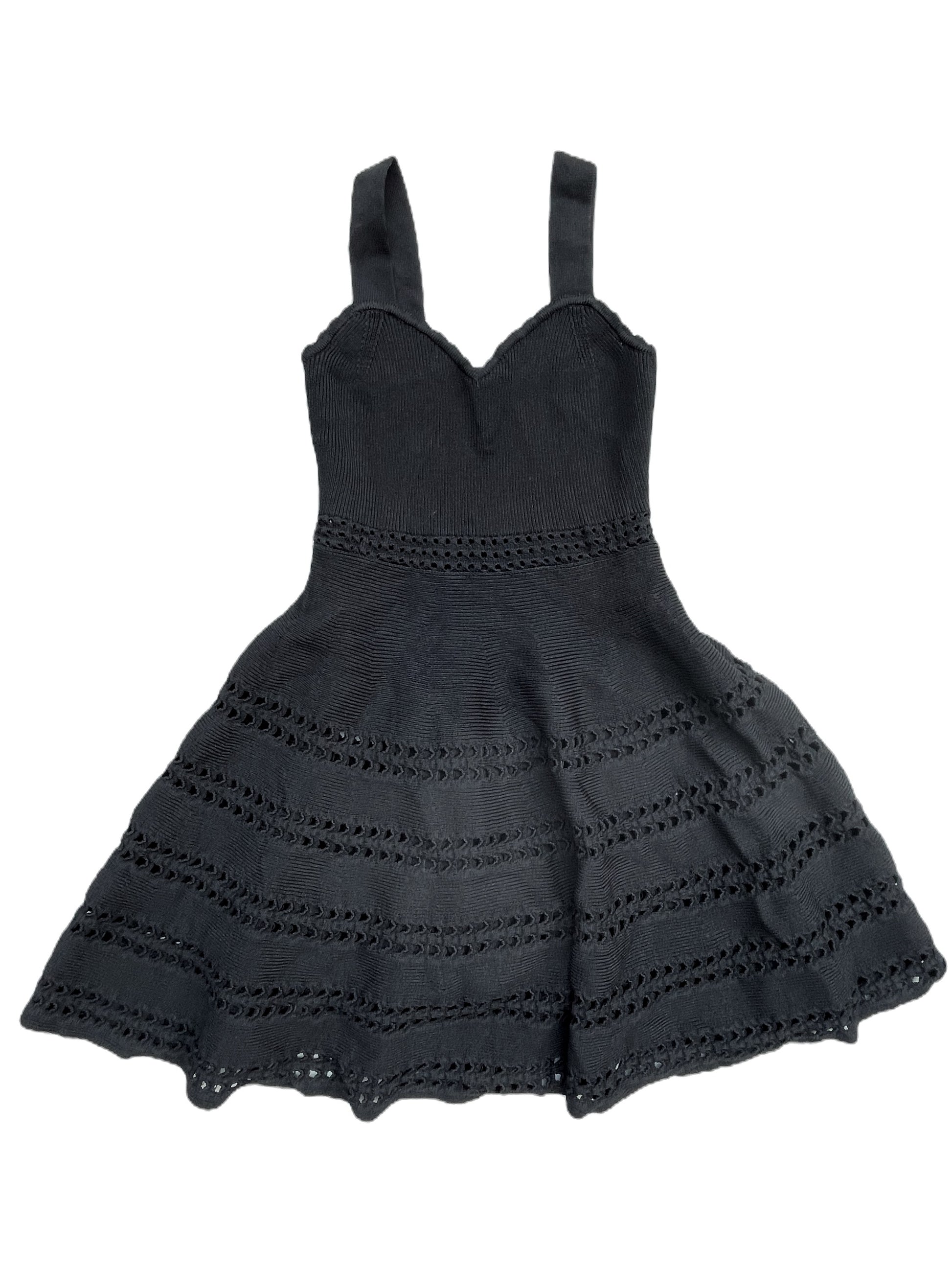 Maje Crochet Knit Dress UK 8 image 1