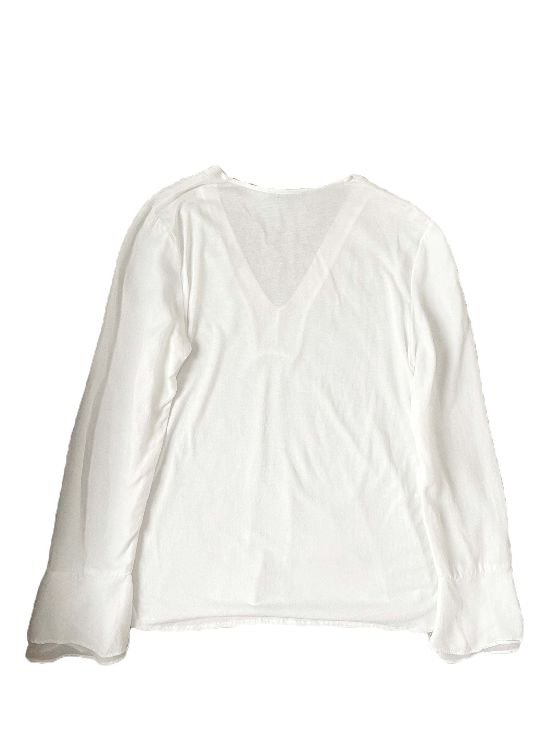 Massimo Dutti White Blouse S image 1