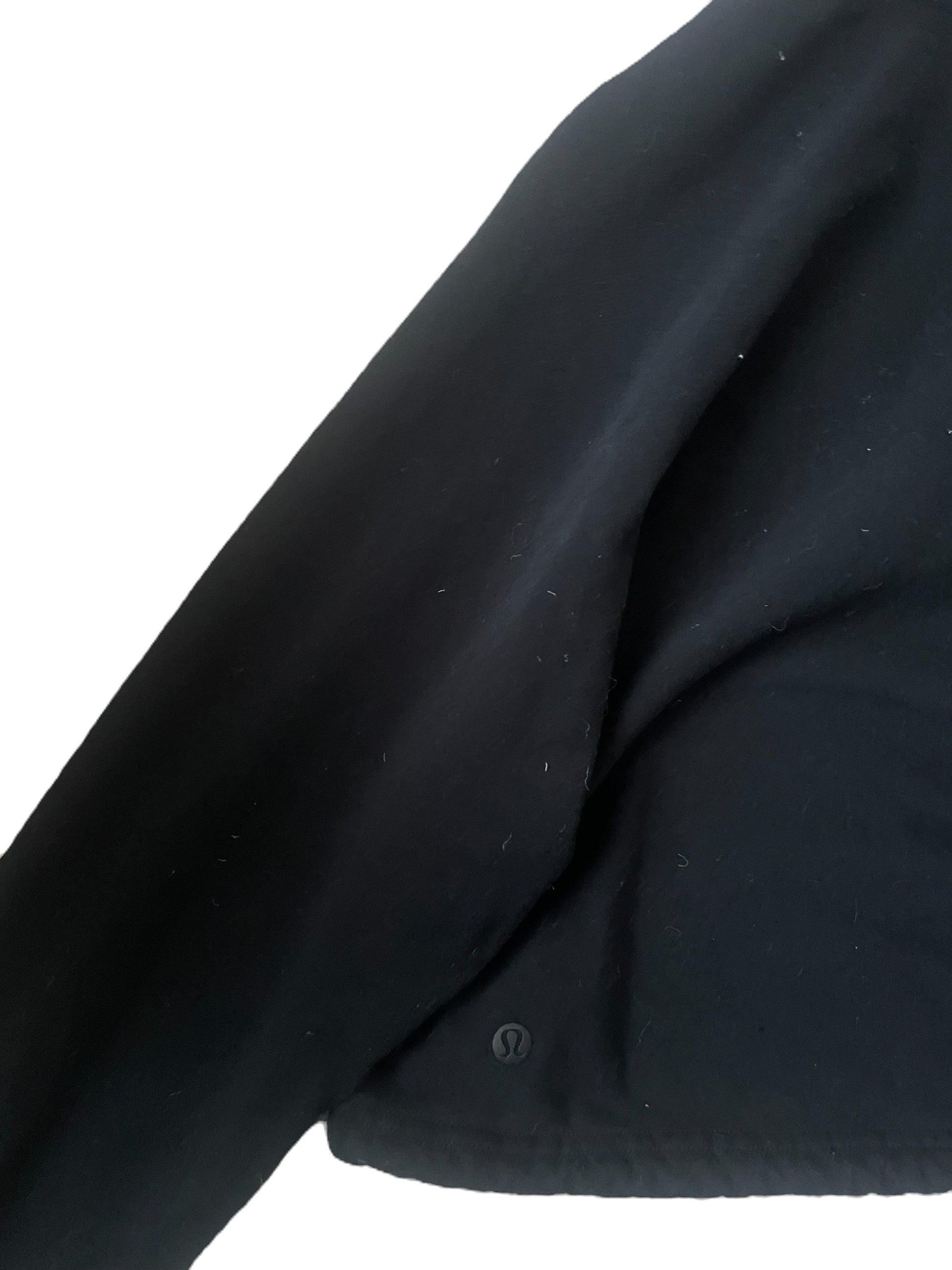 Lululemon Black Cropped Hoodie S image 2