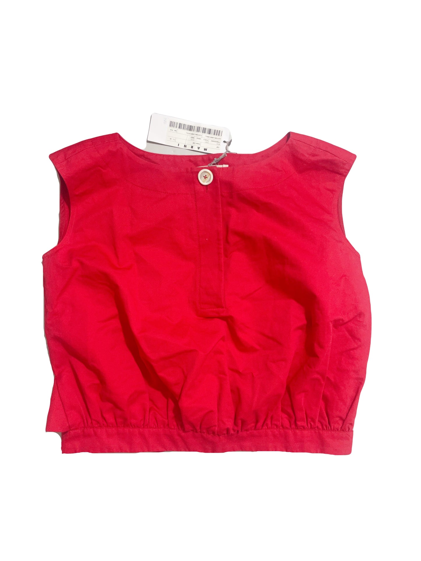 New with Tags Marni Cotton Linen Drill Top UK 8 image 0