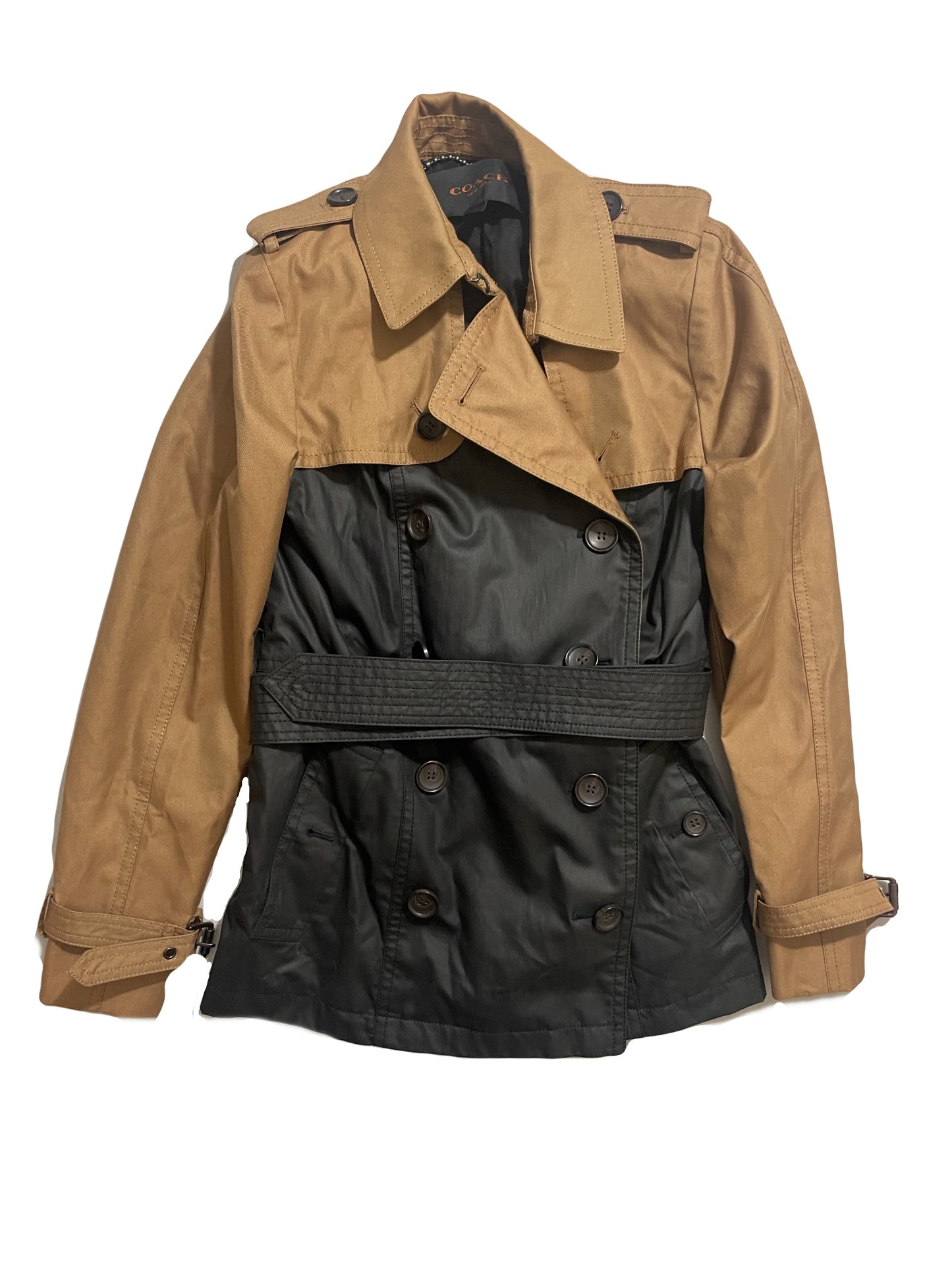 Coach Contrast Short Trench Coat S image 0