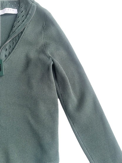 Sandro Green Knit XS/S image 2
