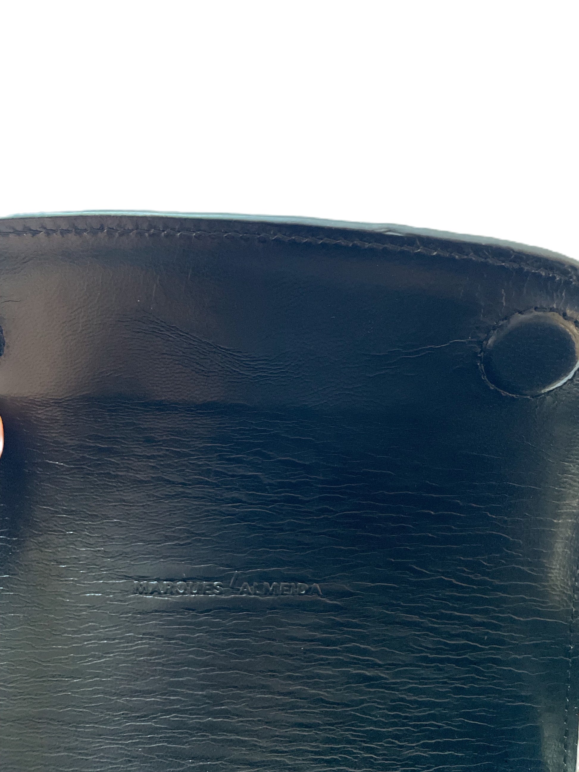 Marques Almeida Black Chain Fringe Bag image 2