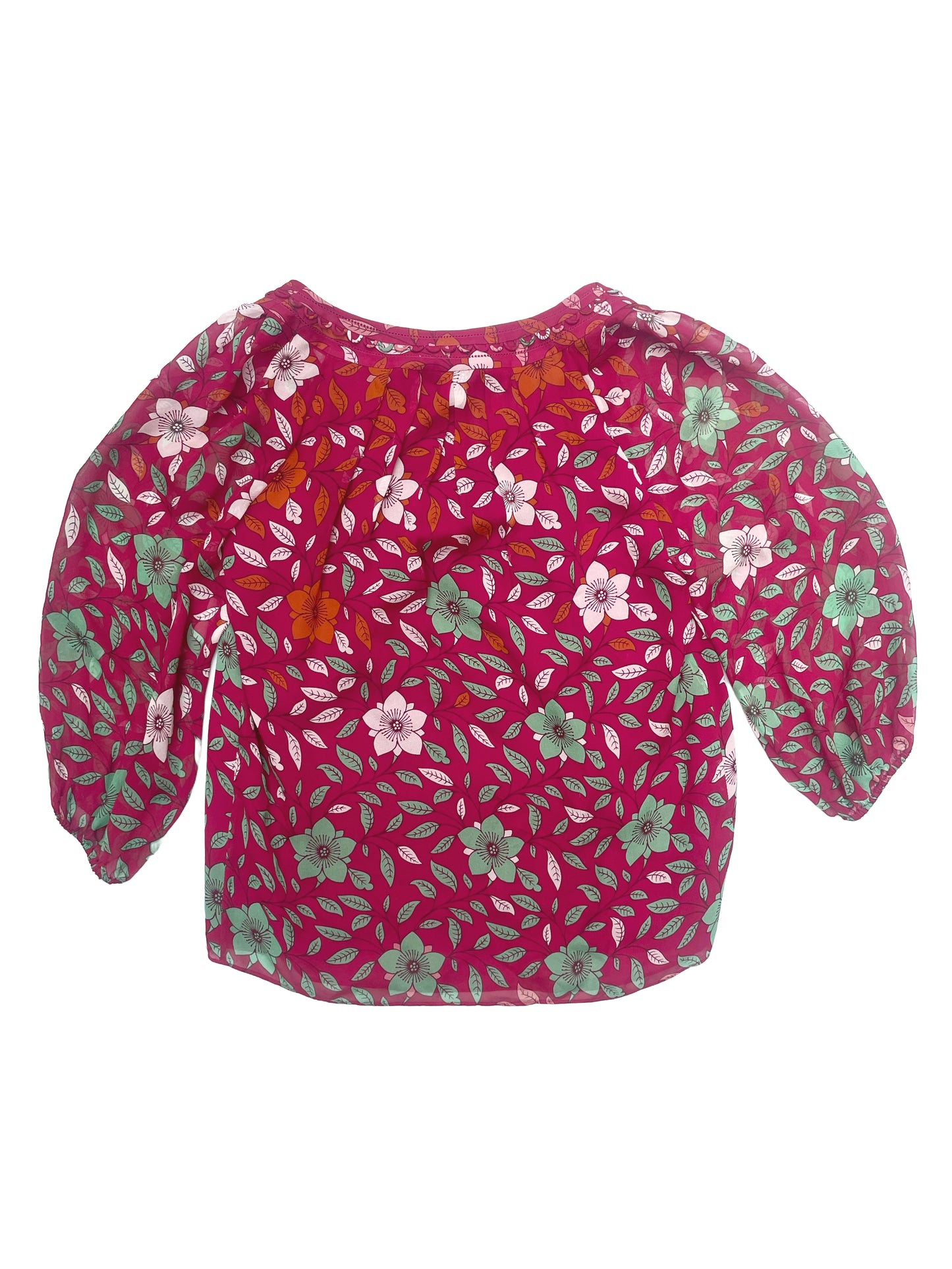 Diane Von Furstenberg Print Blouse XS image 1