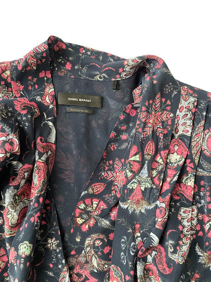 Isabel Marant Batozia Print Blouse UK 8 image 3