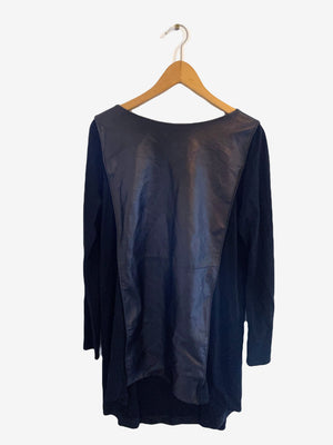 Vionnet Paris Leather Dress UK 12