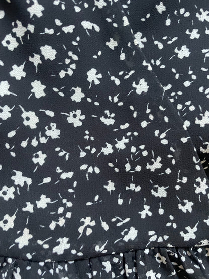 All Saints Floral Wrap Blouse XXS image 4