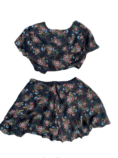 LPA Floral Top & Skirt S image 3