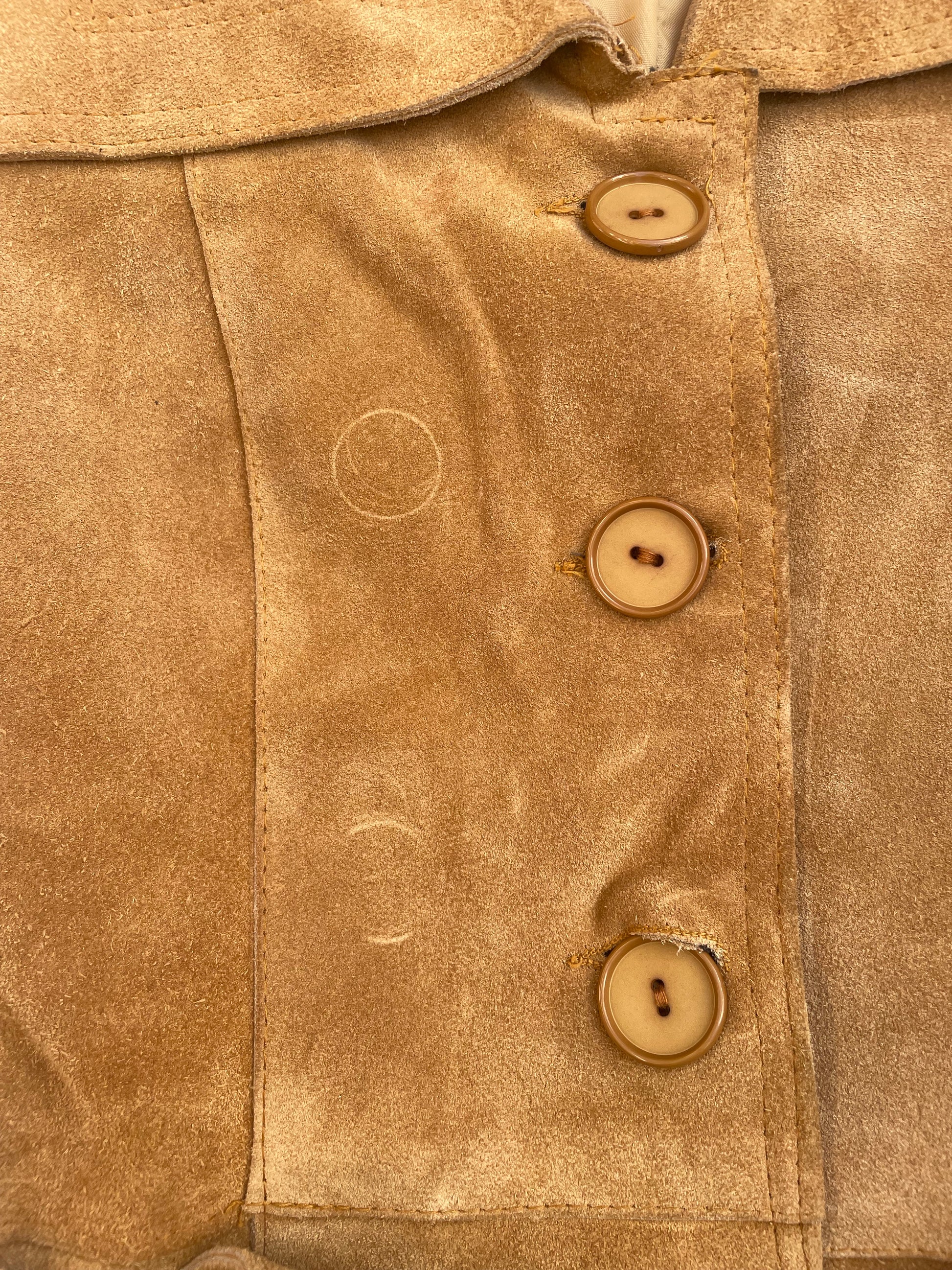 Vintage Suede Coat Dress XS/S image 5