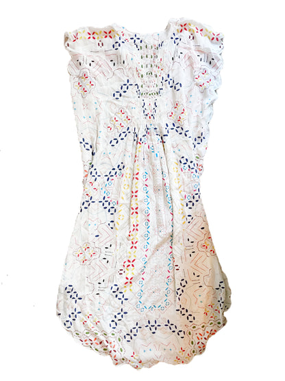 Hemant & Nandita Silk Print Kaftan S image 1