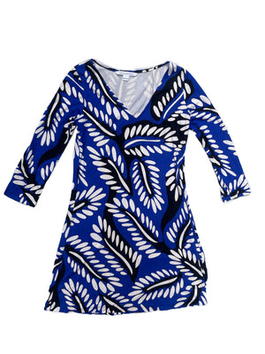 Diane Von Furstenberg Silk Print Dress UK 8