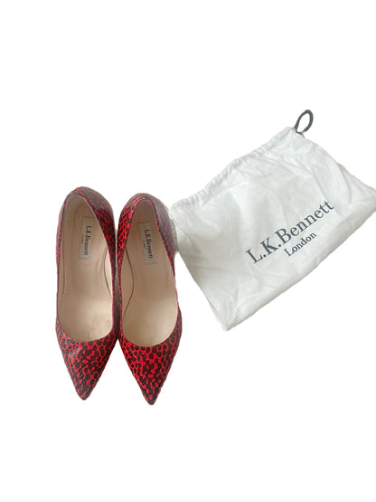 LK Bennett Printed Pumps UK 5.5 image 1