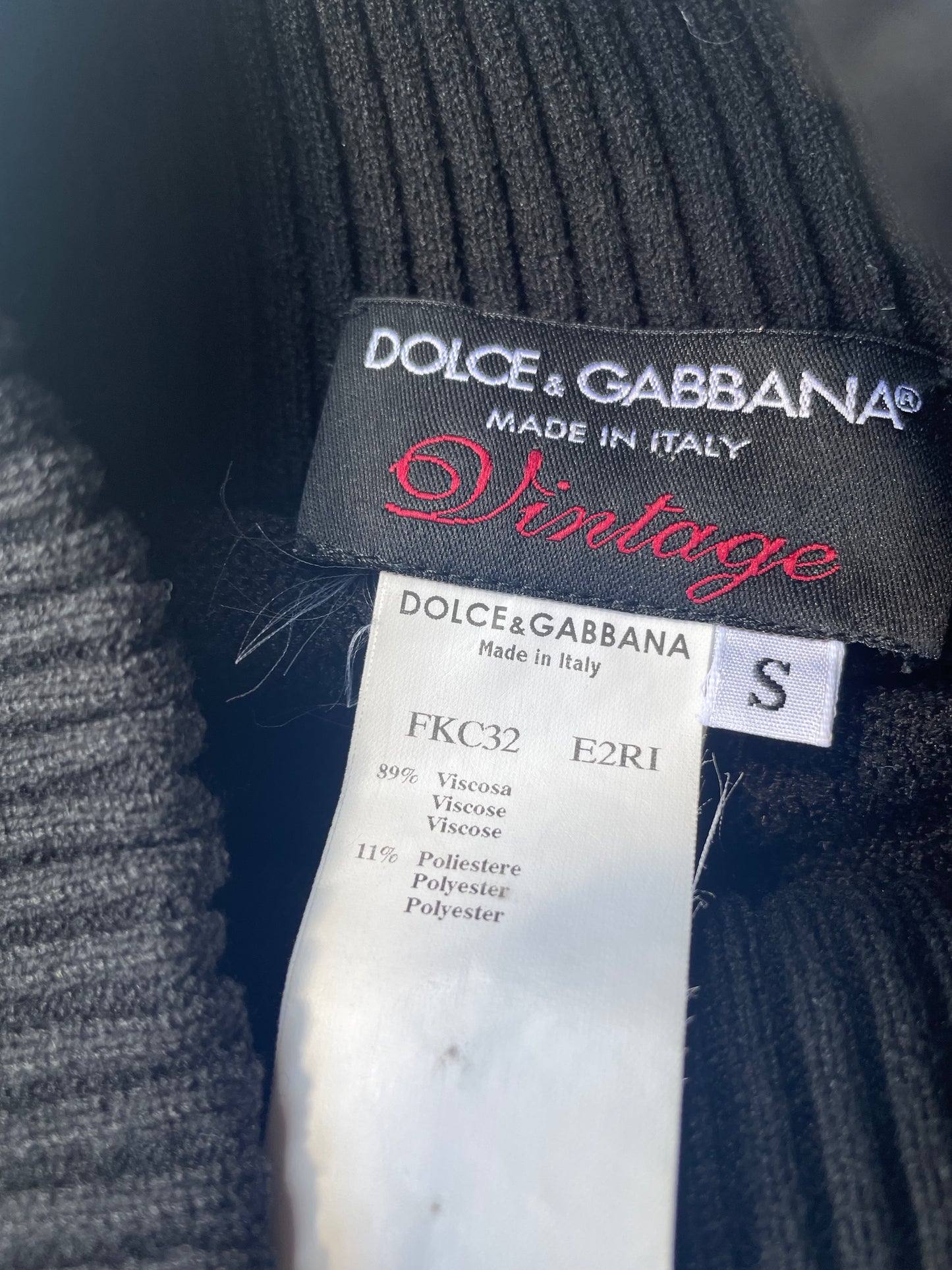 Dolce & Gabbana Vintage Ribbed Knit S image 2
