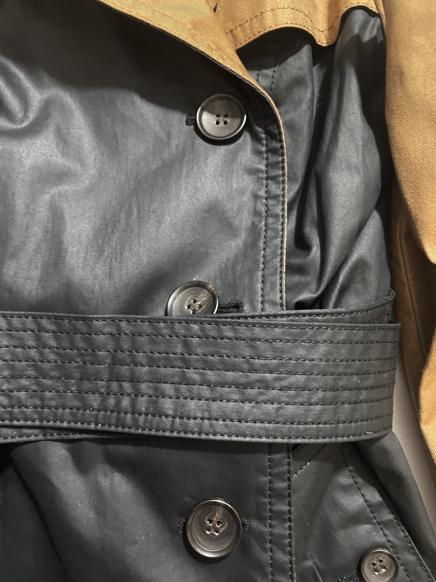 Coach Contrast Short Trench Coat S image 2