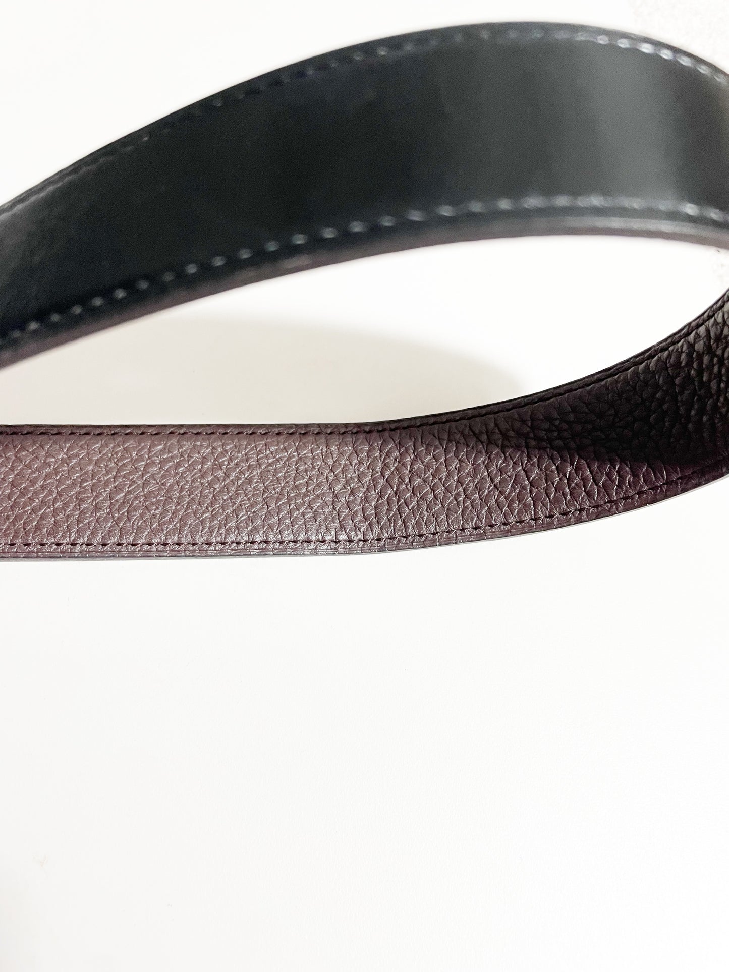 Hermes Black & Brown Reversible Belt 32mm image 5