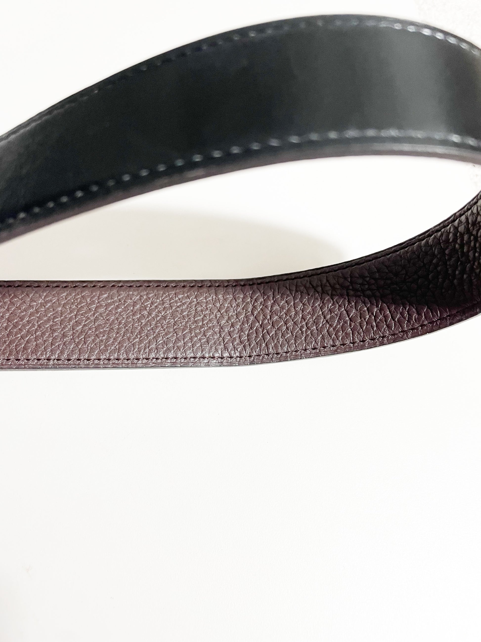 Hermes Black & Brown Reversible Belt 32mm image 5