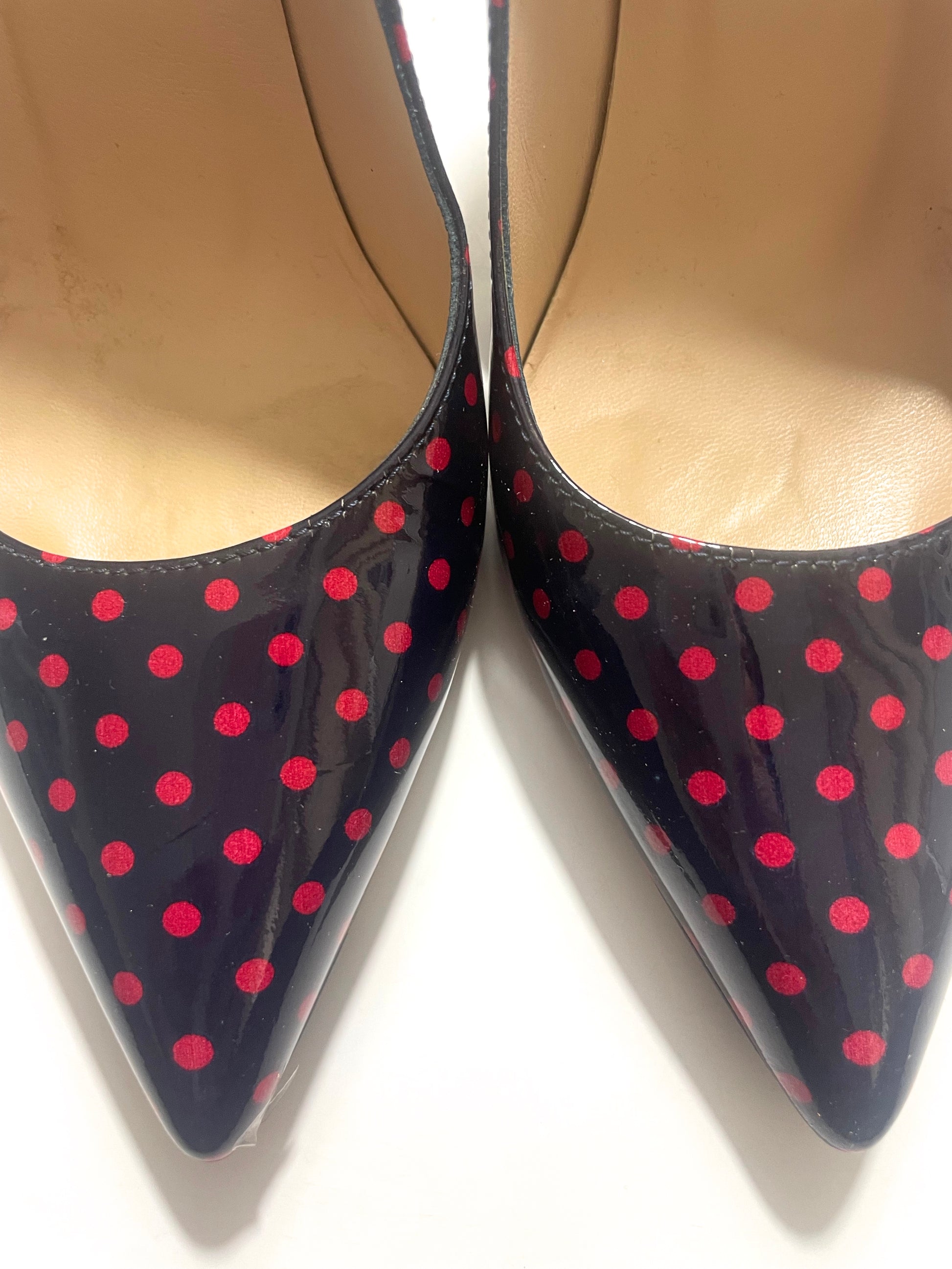 LK Bennett Patent Polka Dot Pumps UK 5 image 4