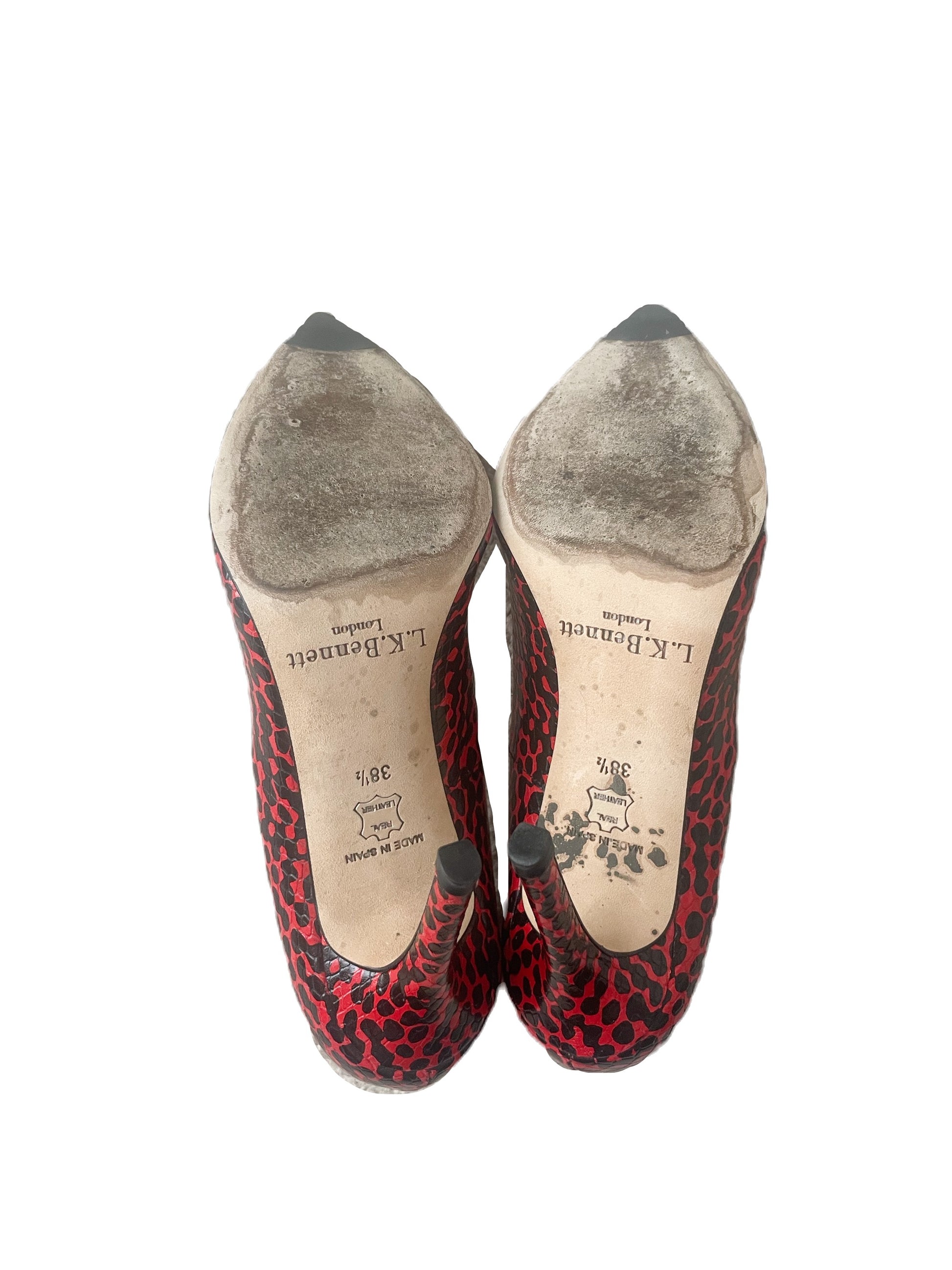 LK Bennett Printed Pumps UK 5.5 image 4