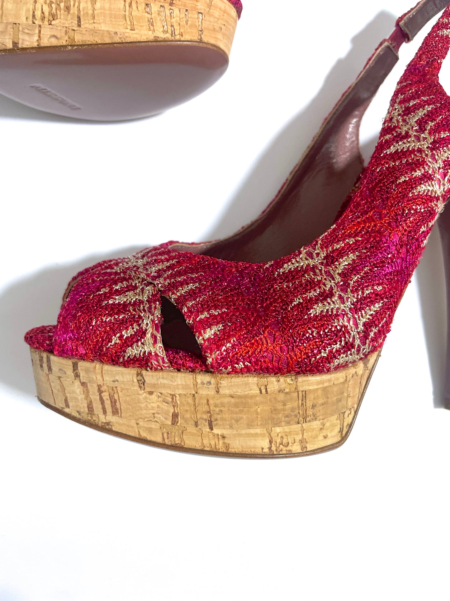 Missoni Red Sandals UK 5 image 3