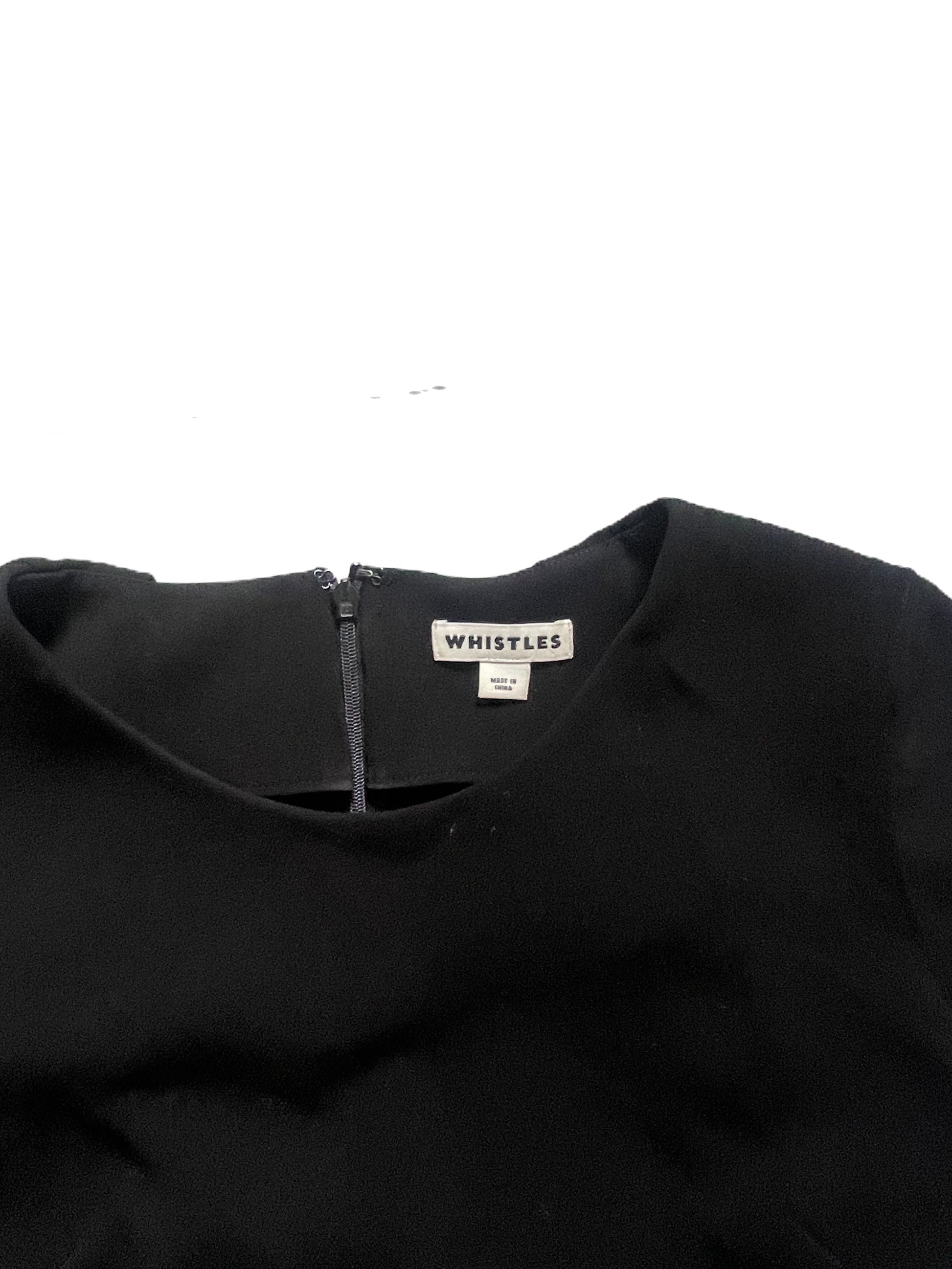 Whistles Black Blouse UK 8 image 2
