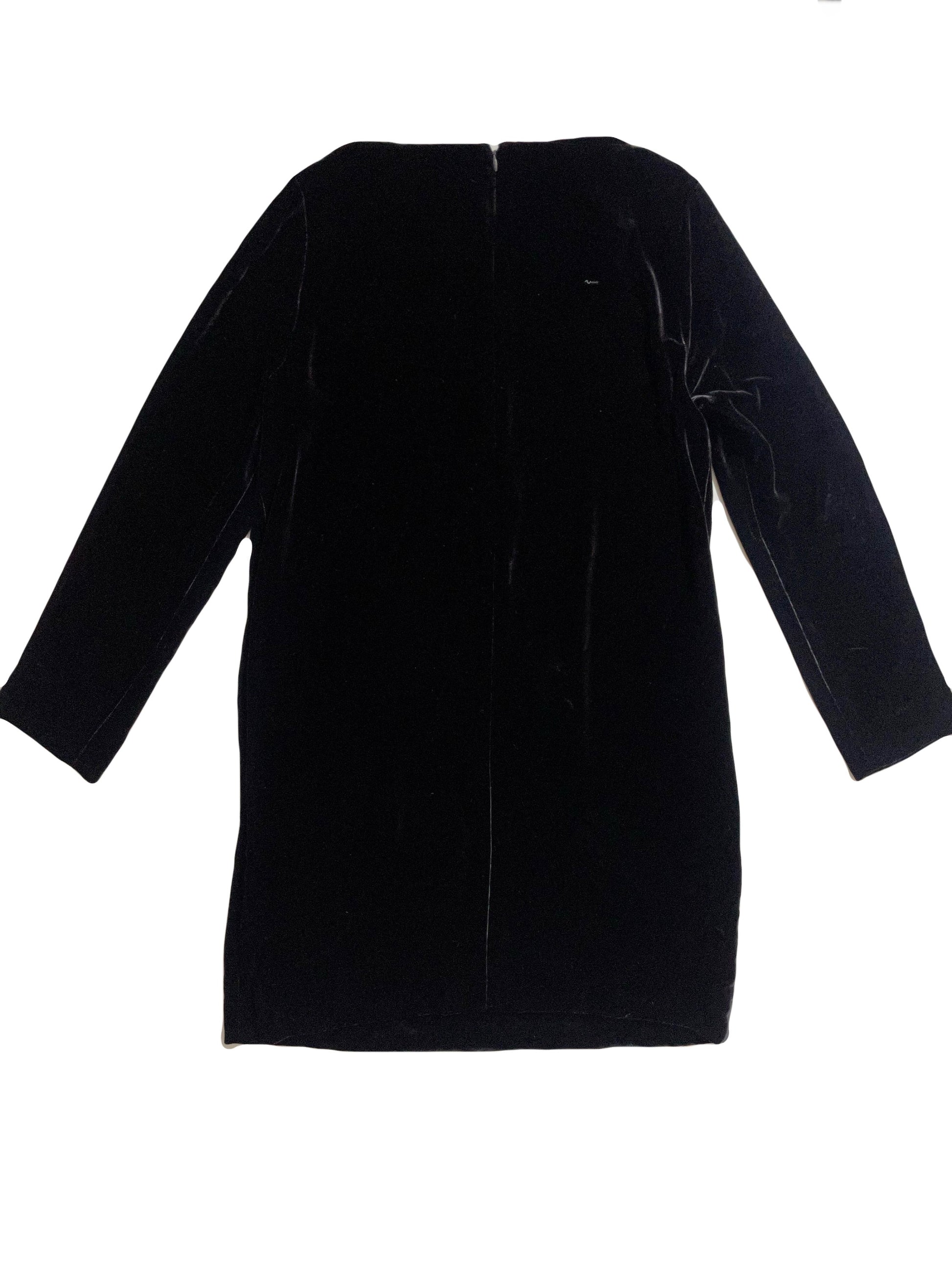Cos Velvet Long Sleeved Dress UK 8 image 2