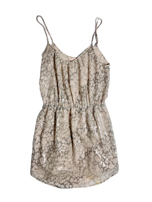 Rebecca Taylor Leopard Sequin Dress UK 8