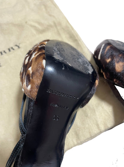 Burberry Calfskin Sandals UK 4 image 4