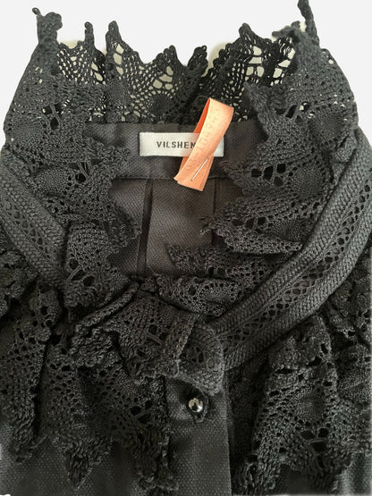 Vilshenko Lace Trimmed Shirt UK 10 image 4