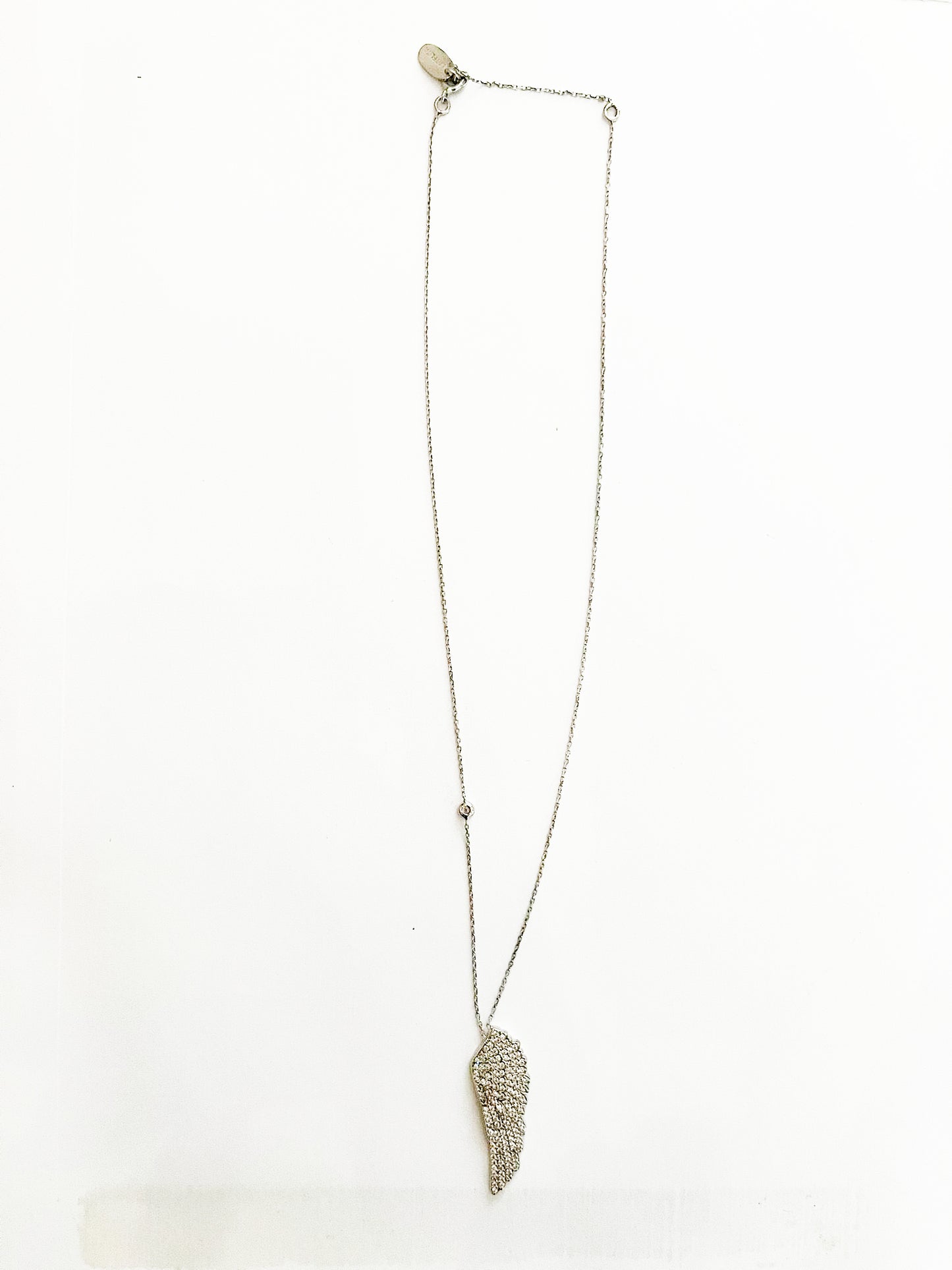 Latelita London Small Angel Wing Necklace image 0