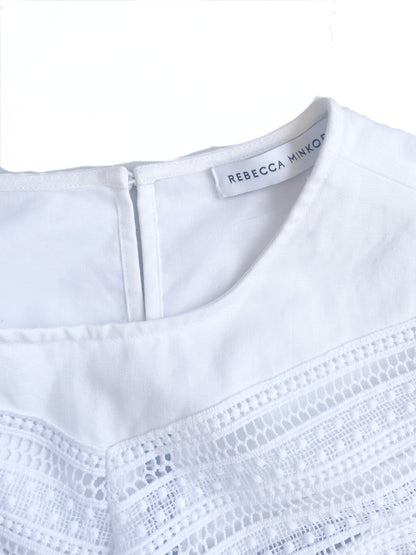 Rebecca Minkoff White Blouse  XS image 4