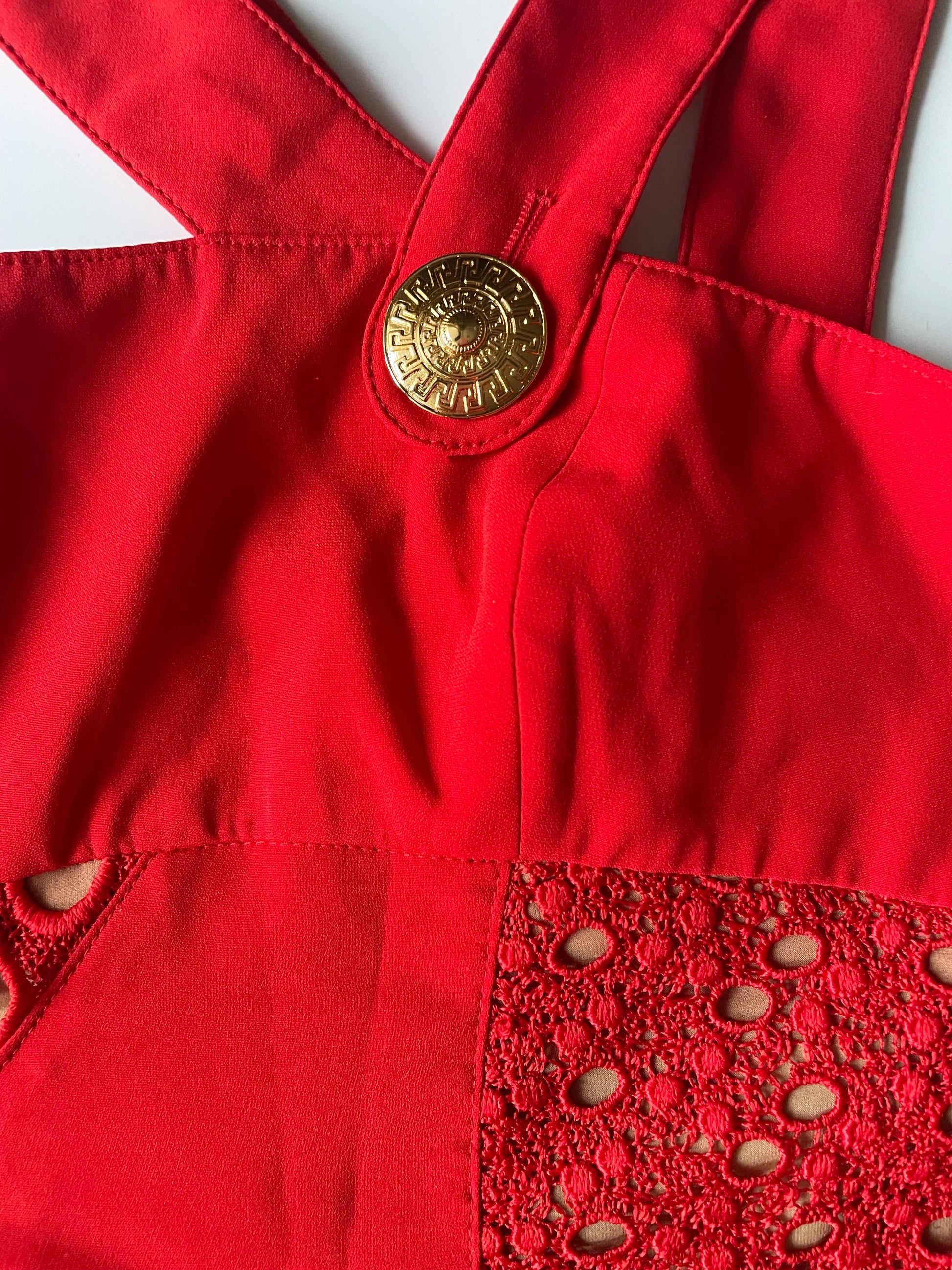 Versace x H&M Red Mini Dress UK 6 image 5
