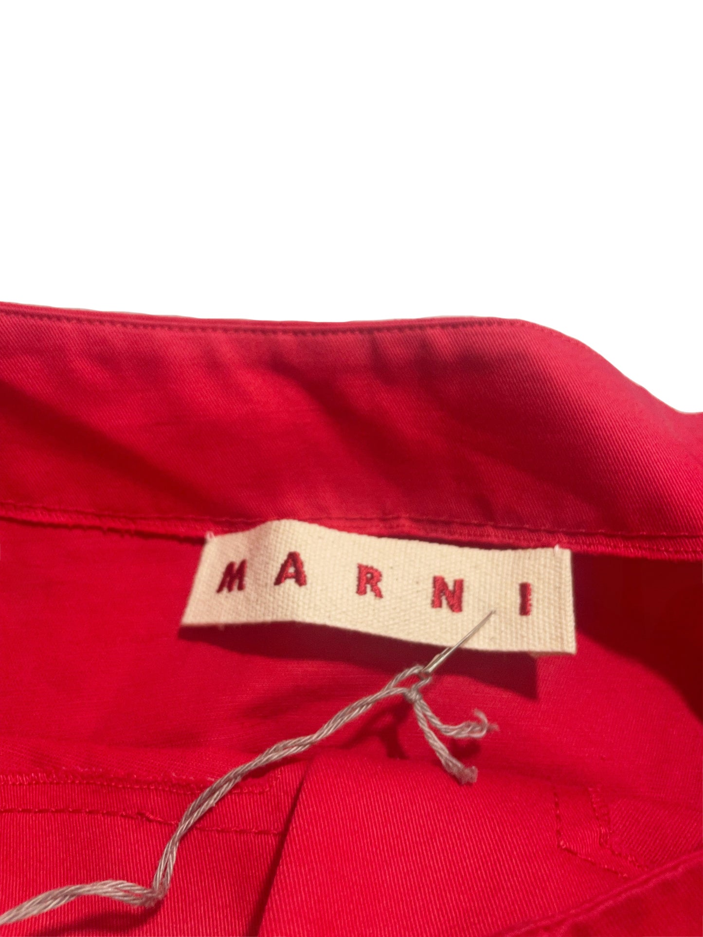 New with Tags Marni Cotton Linen Drill Top UK 8 image 2