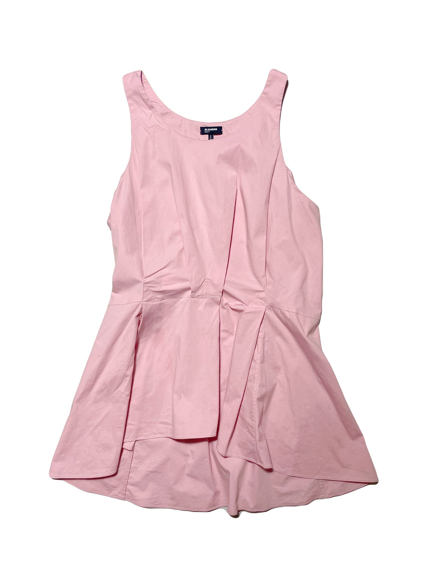 Jil Sander Navy Pink Cotton Blouse UK 6 image 0