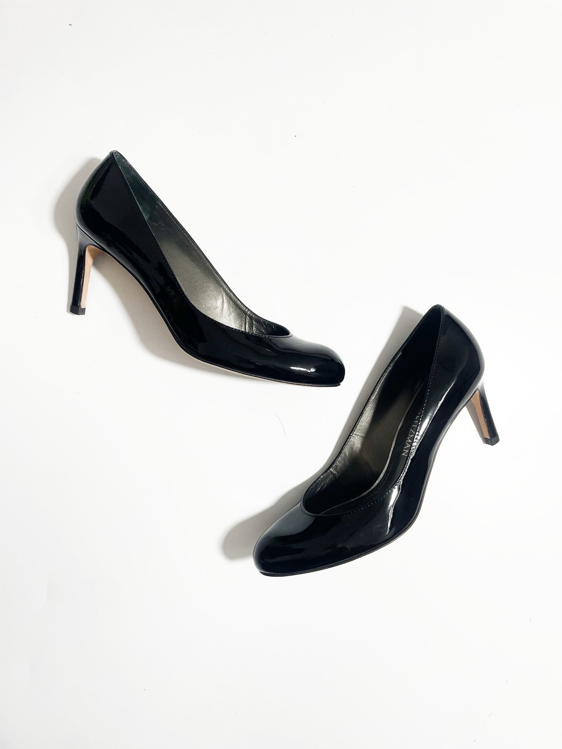 Stuart Weitzman Black Patent Pumps UK 3.5 image 1