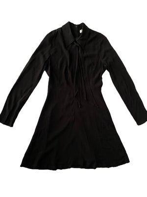 Sandro Black Crepe Dress S