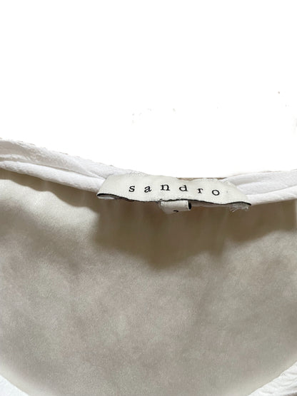 Sandro White Blouse M image 2