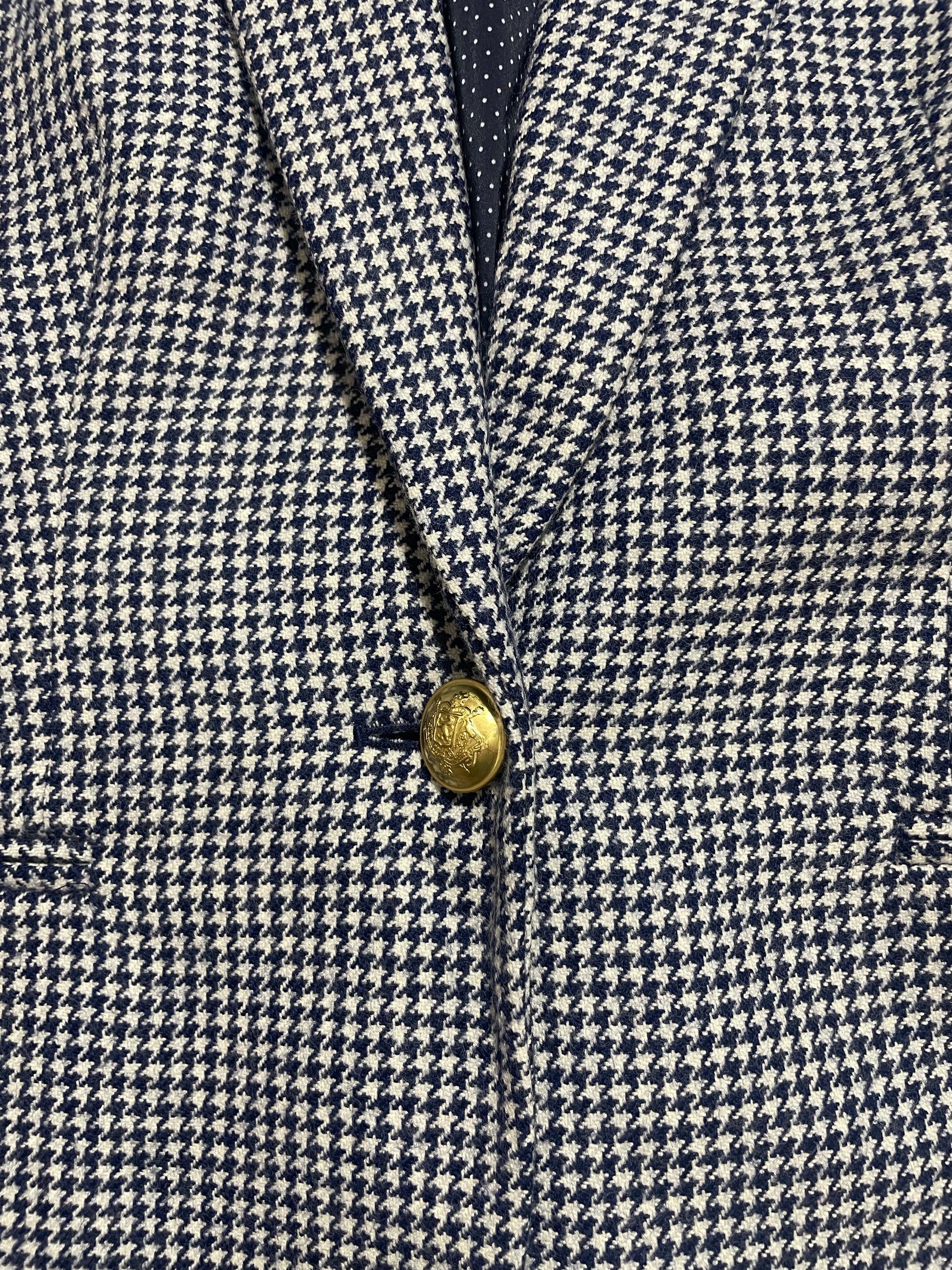J Crew Houndstooth Blazer Jacket S image 3