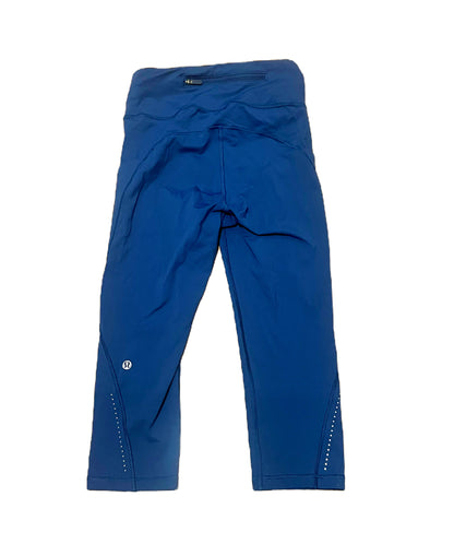 Lululemon Cropped Teal Leggings UK 8 image 2