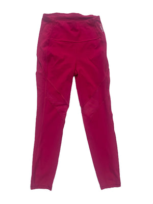 Lululemon Barry Mesh Pomegranate Leggings UK 8
