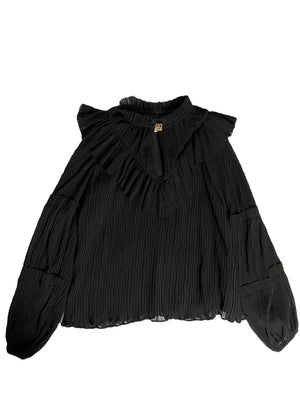 Aje Pleated Robyn Blouse UK 8