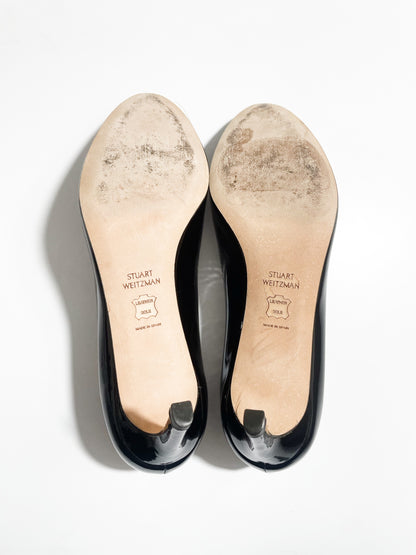 Stuart Weitzman Black Patent Pumps UK 3.5 image 5