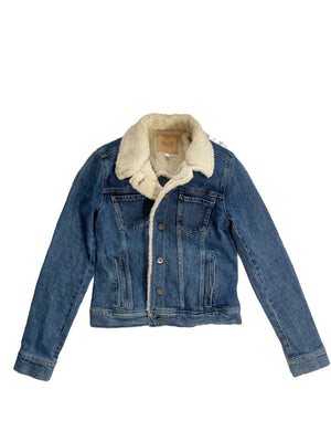 Paige Fleece Lined Denim Jacket S