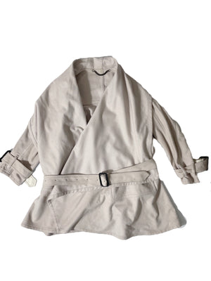 Burberry Belted Wrap Coat M/L