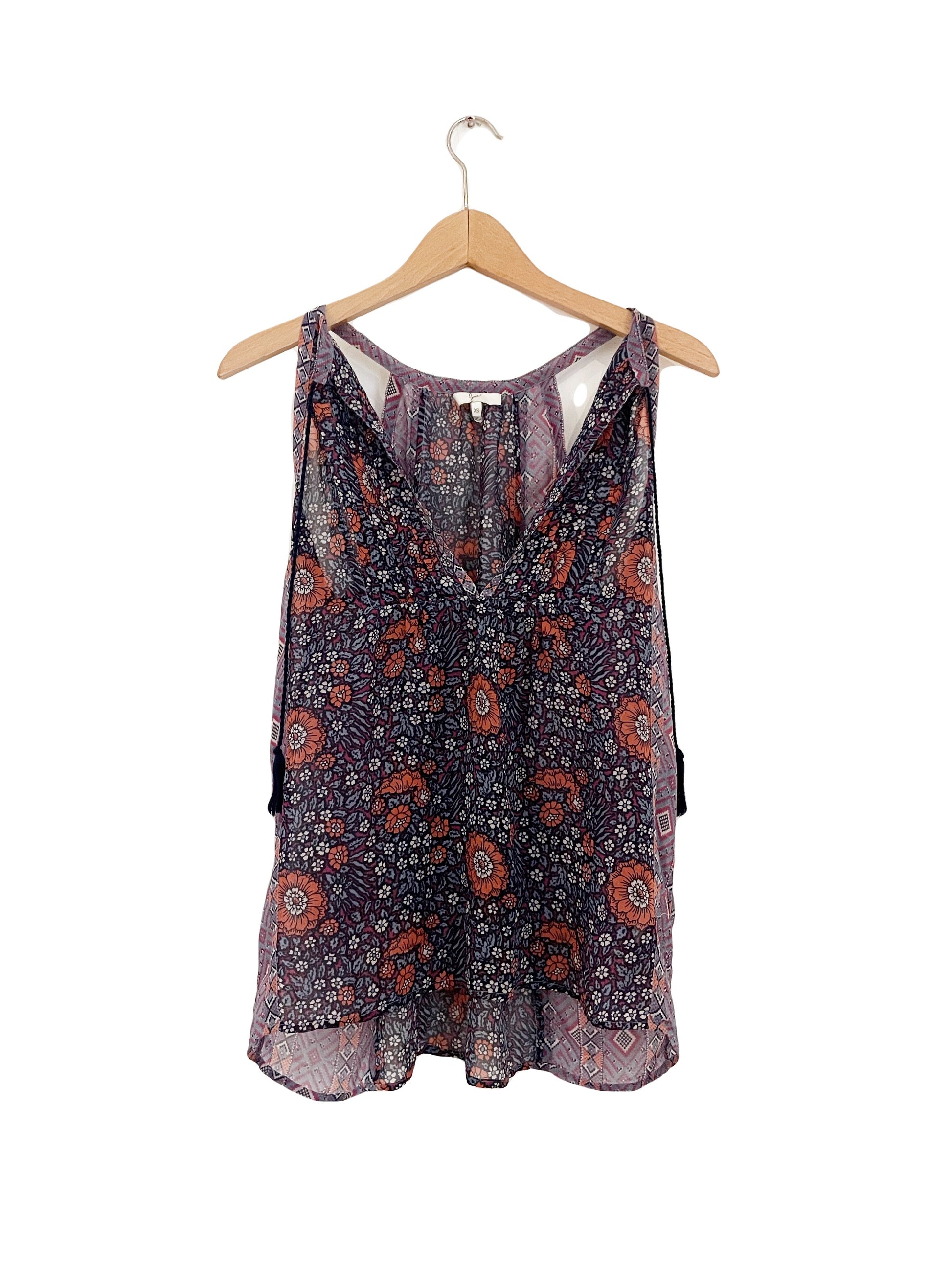 Joie Silk Print Top S image 0