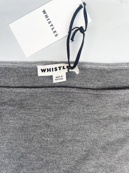 New With Tags Whistles Grey Jersey Top UK 8 image 2